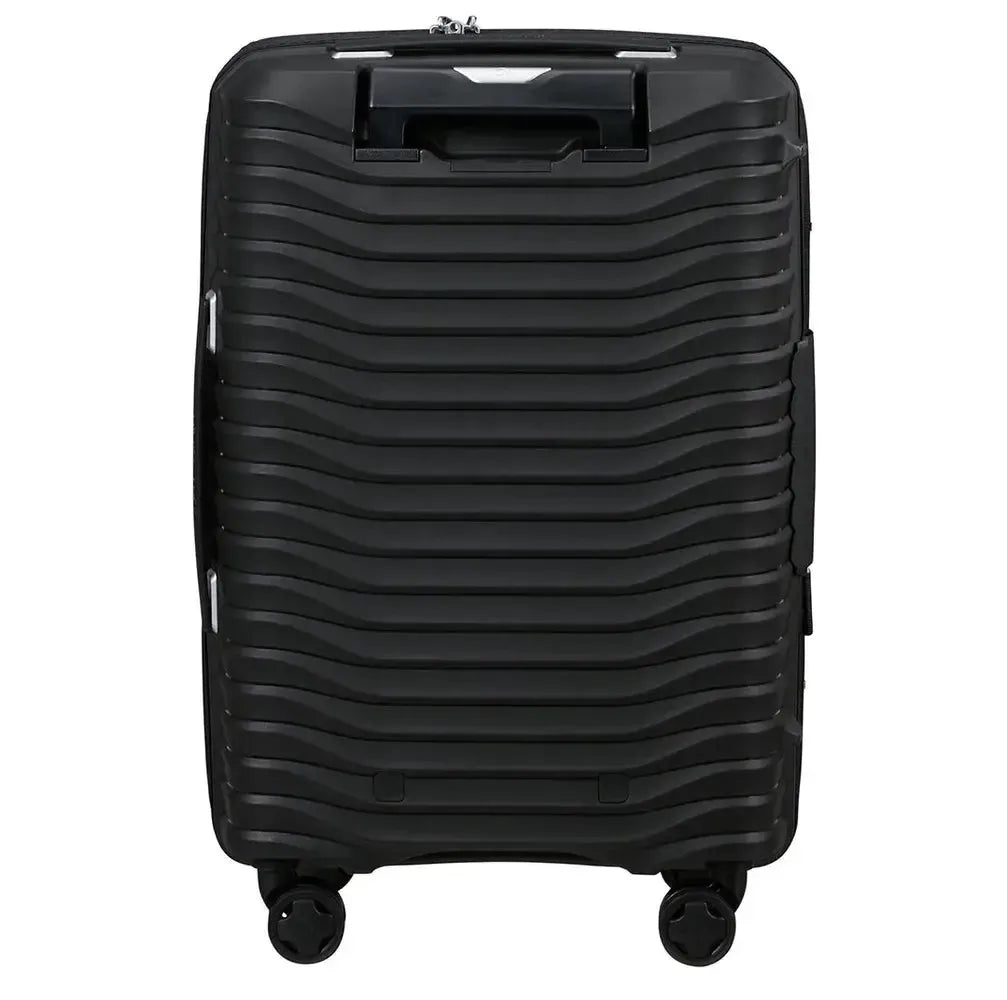Samsonite UPSCAPE utvidbar smal kabinkoffert 55 cm Svart-Harde kofferter-BagBrokers
