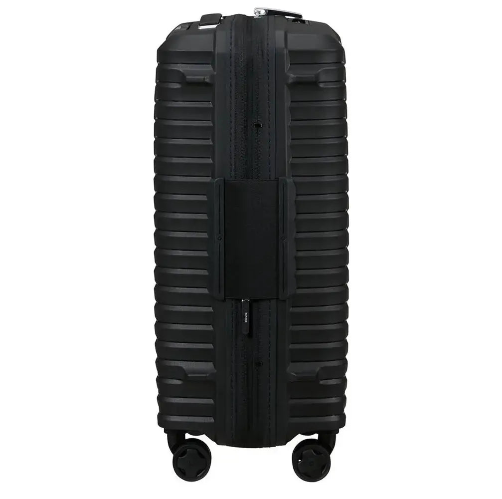 Samsonite UPSCAPE utvidbar smal kabinkoffert 55 cm Svart-Harde kofferter-BagBrokers