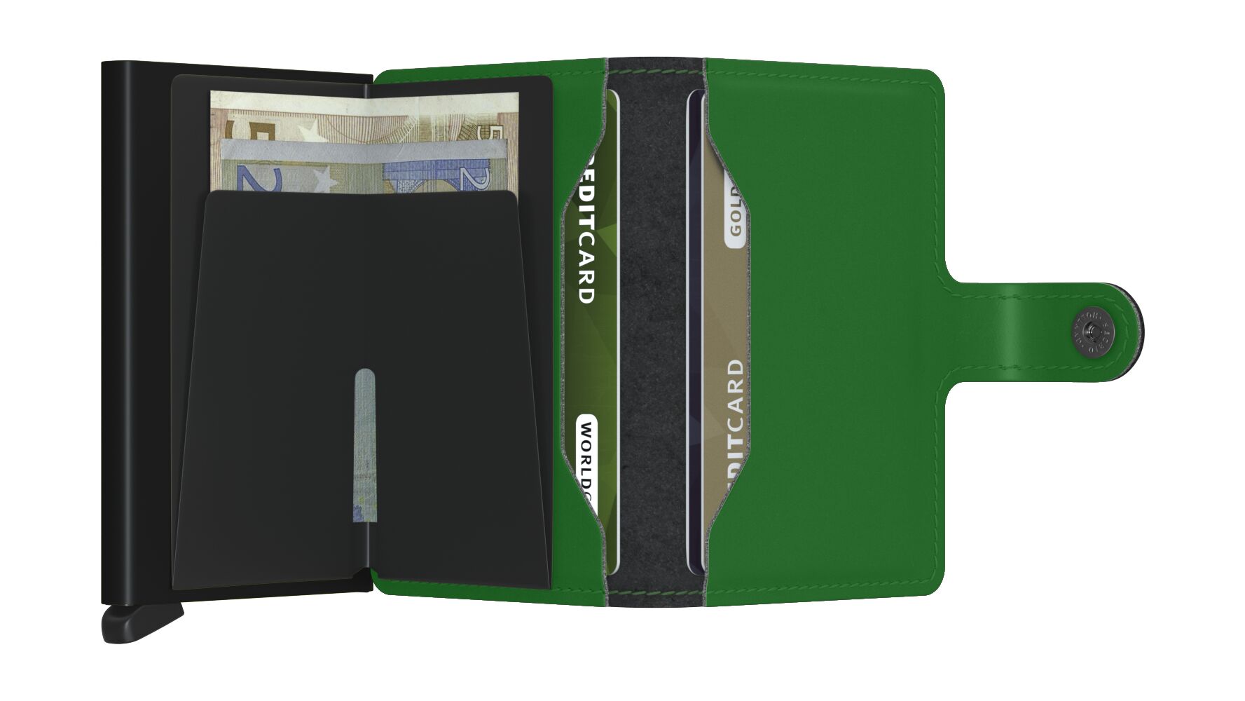 Secrid Miniwallet Bright Green-Lommebok/ Kortholder-BagBrokers