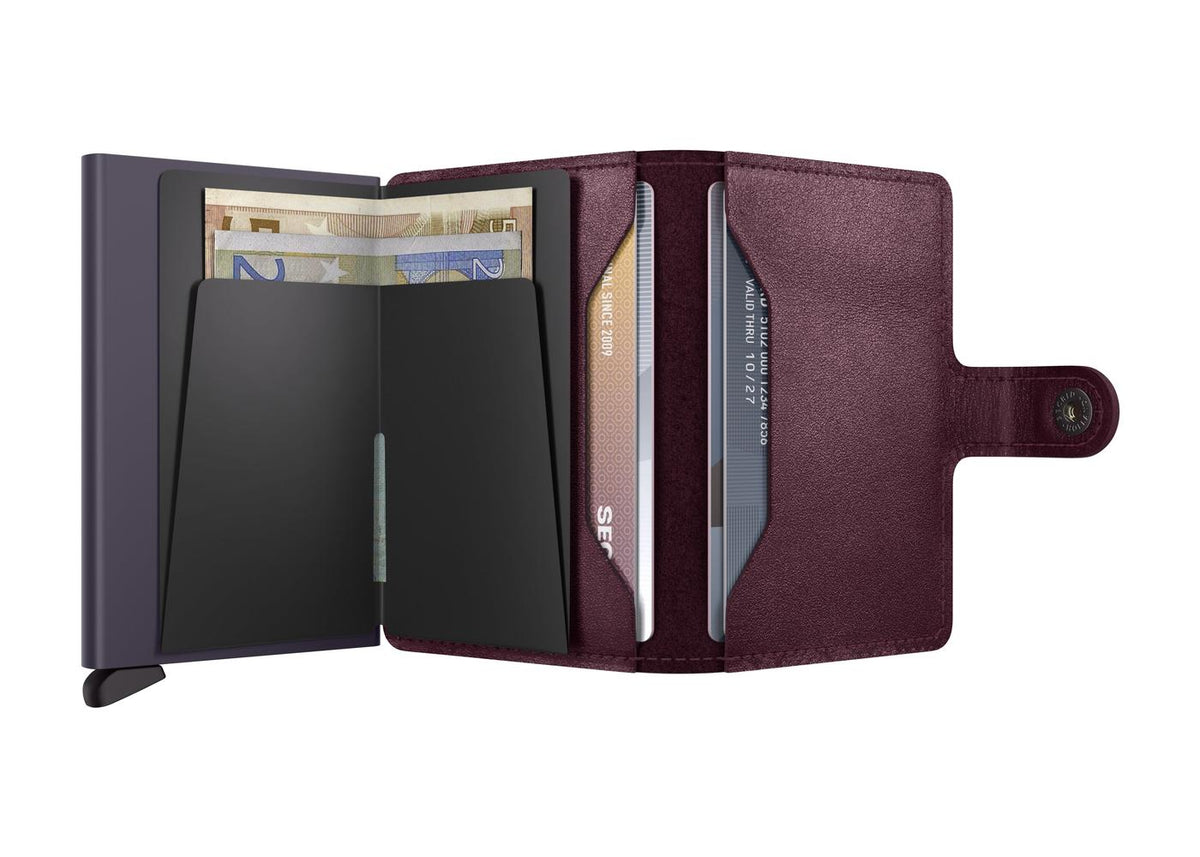 Secrid Miniwallet Cranberry-Lommebok/ Kortholder-BagBrokers
