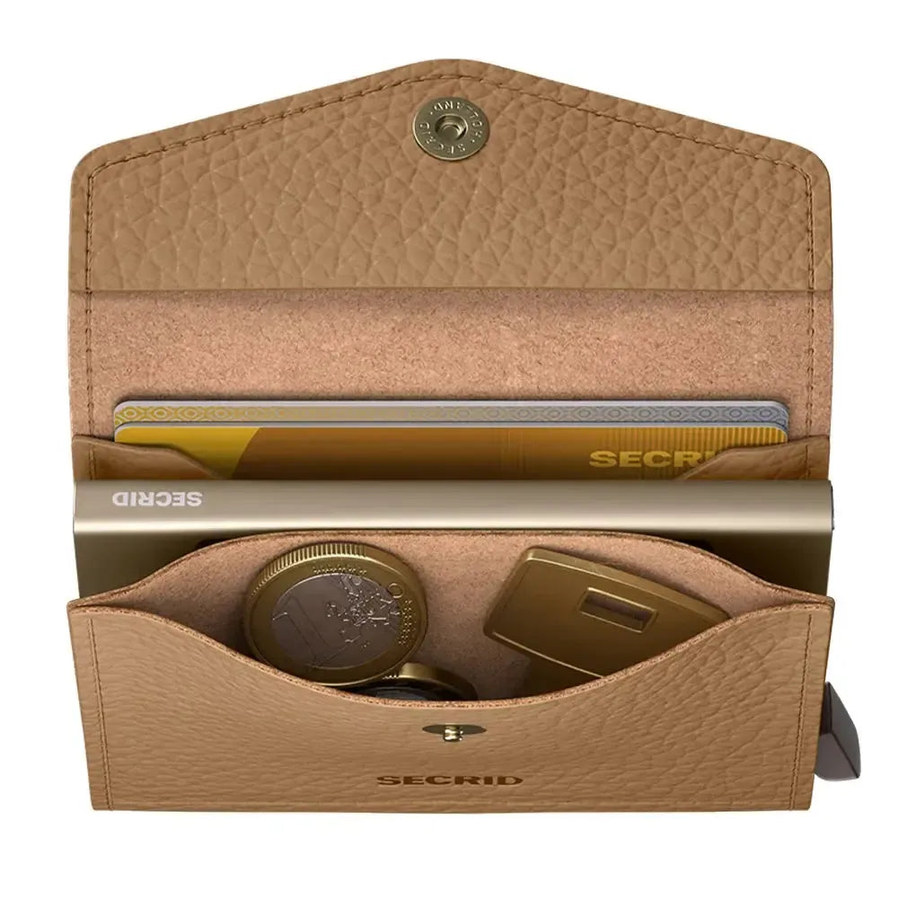 Secrid Miniwallet Envelope Cappucino-Lommebok/ Kortholder-BagBrokers