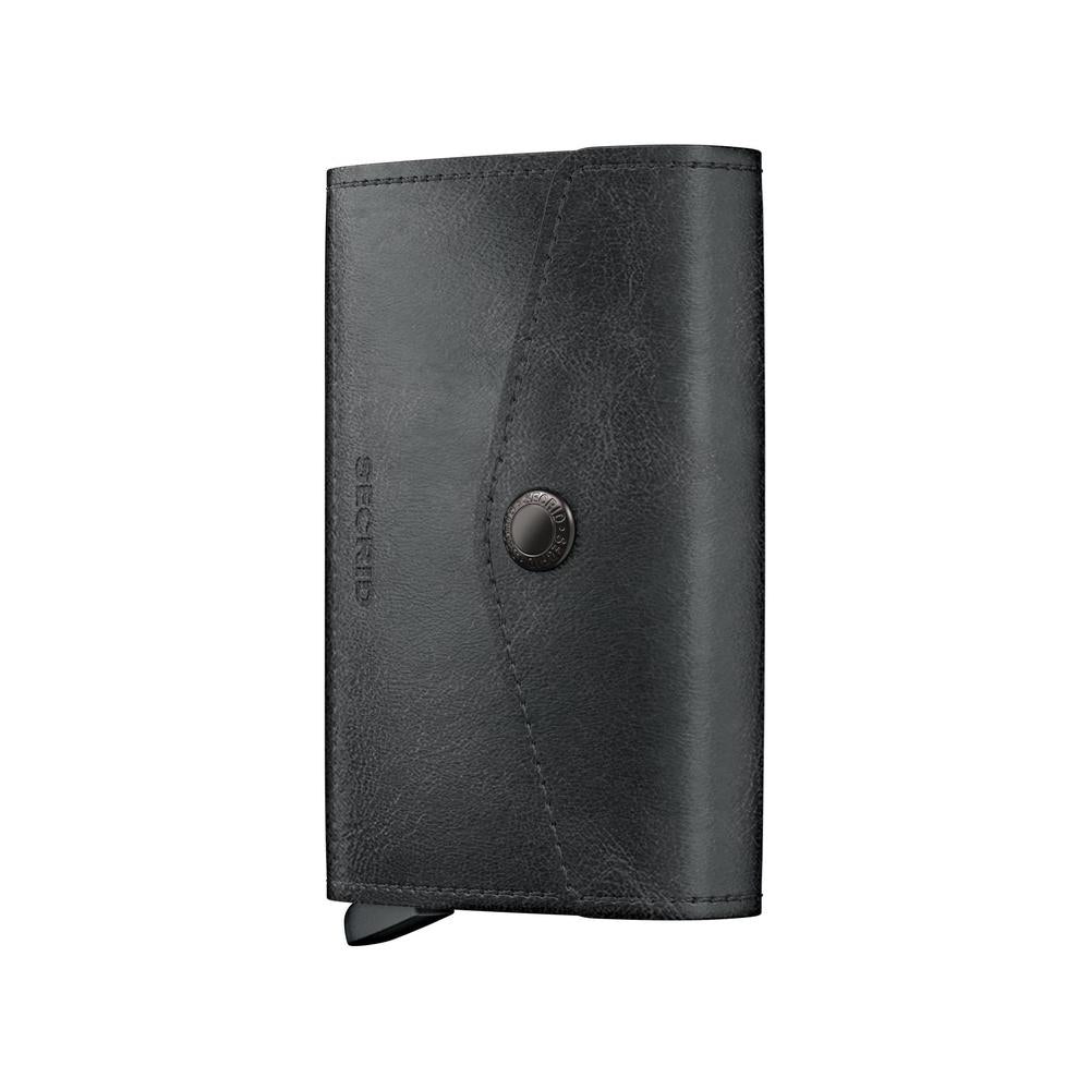 Secrid Miniwallet Envelope Vintage Black-Lommebok/ Kortholder-BagBrokers