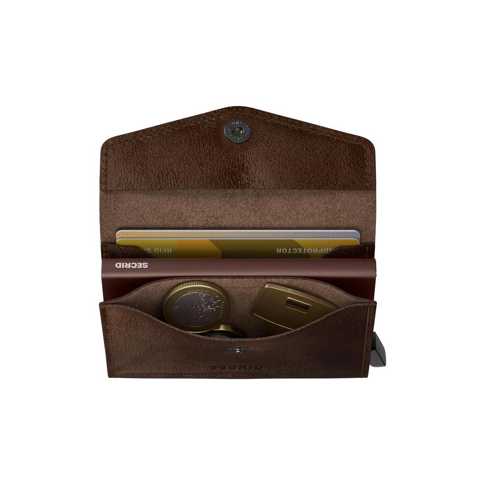Secrid Miniwallet Envelope Vintage Chocolate-Lommebok/ Kortholder-BagBrokers