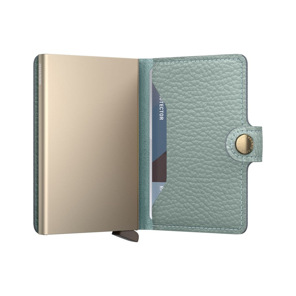 Secrid Miniwallet Pebble Sea Green-Lommebok/ Kortholder-BagBrokers