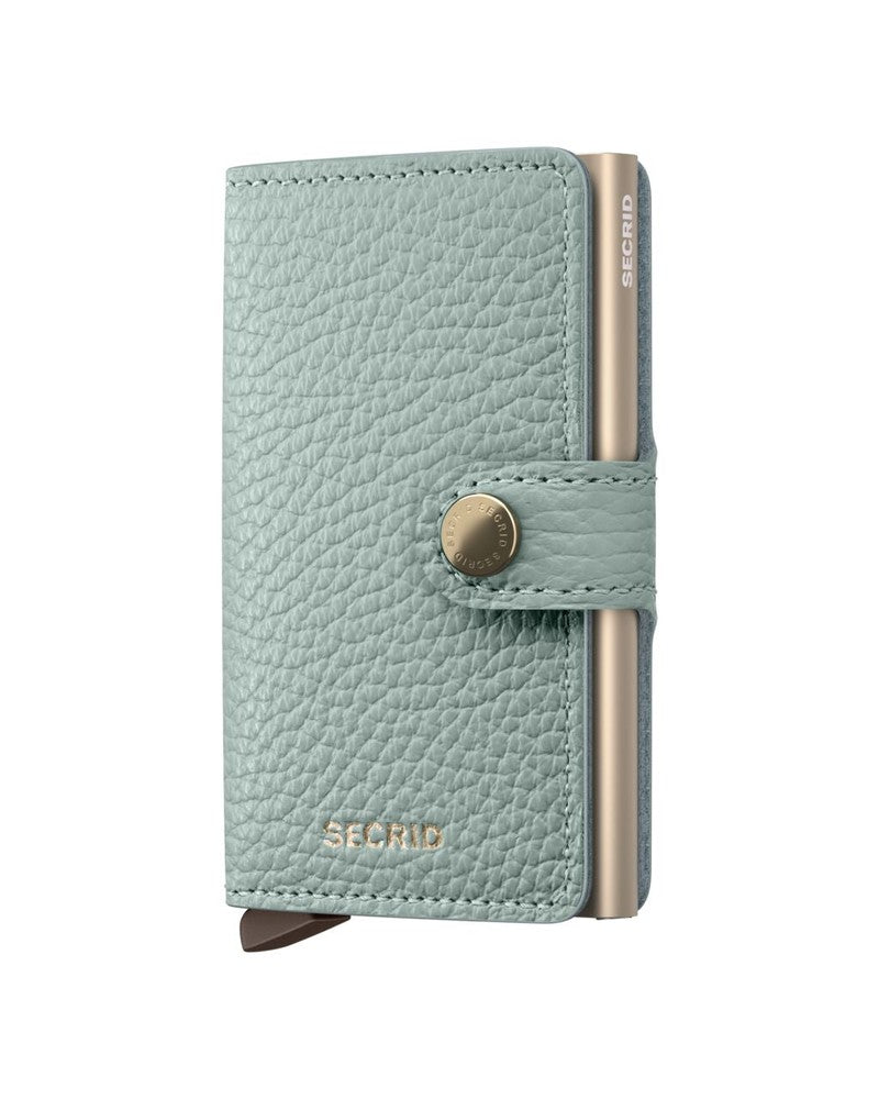 Secrid Miniwallet Pebble Sea Green-Lommebok/ Kortholder-BagBrokers