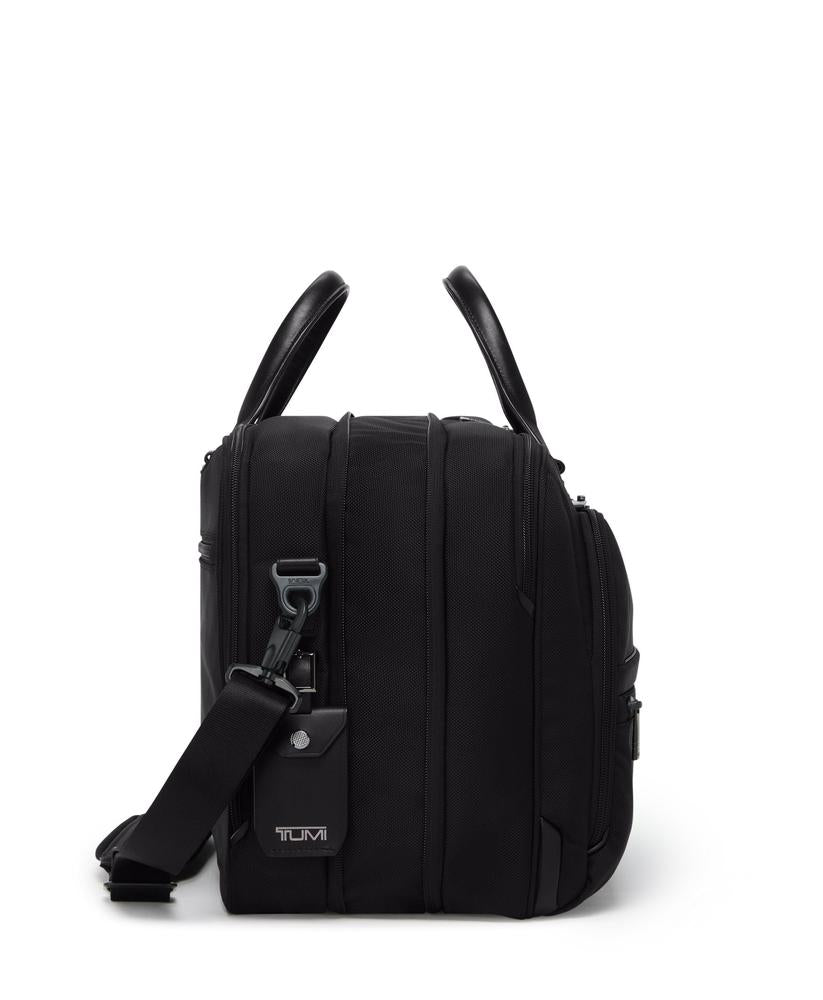 TUMI Alpha Medium 15" Expandable Briefcase Black-Veske-BagBrokers