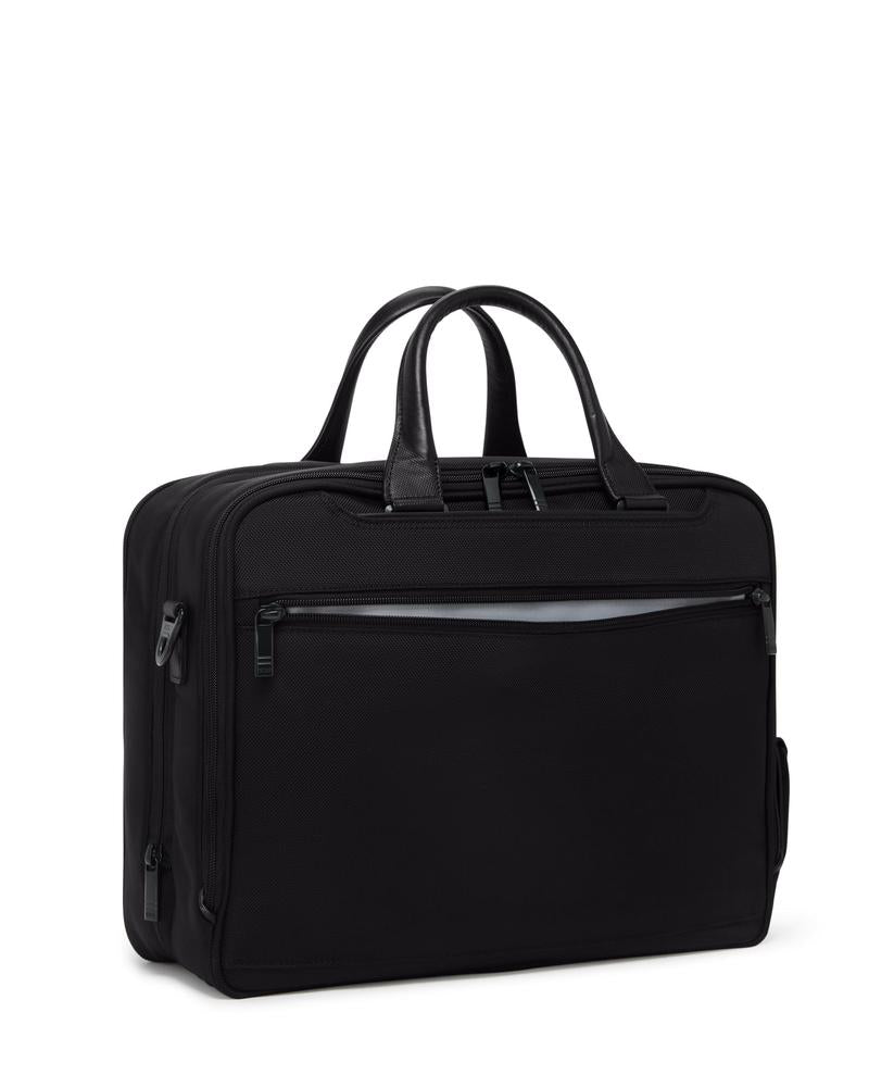 TUMI Alpha Medium 15" Expandable Briefcase Black-Veske-BagBrokers