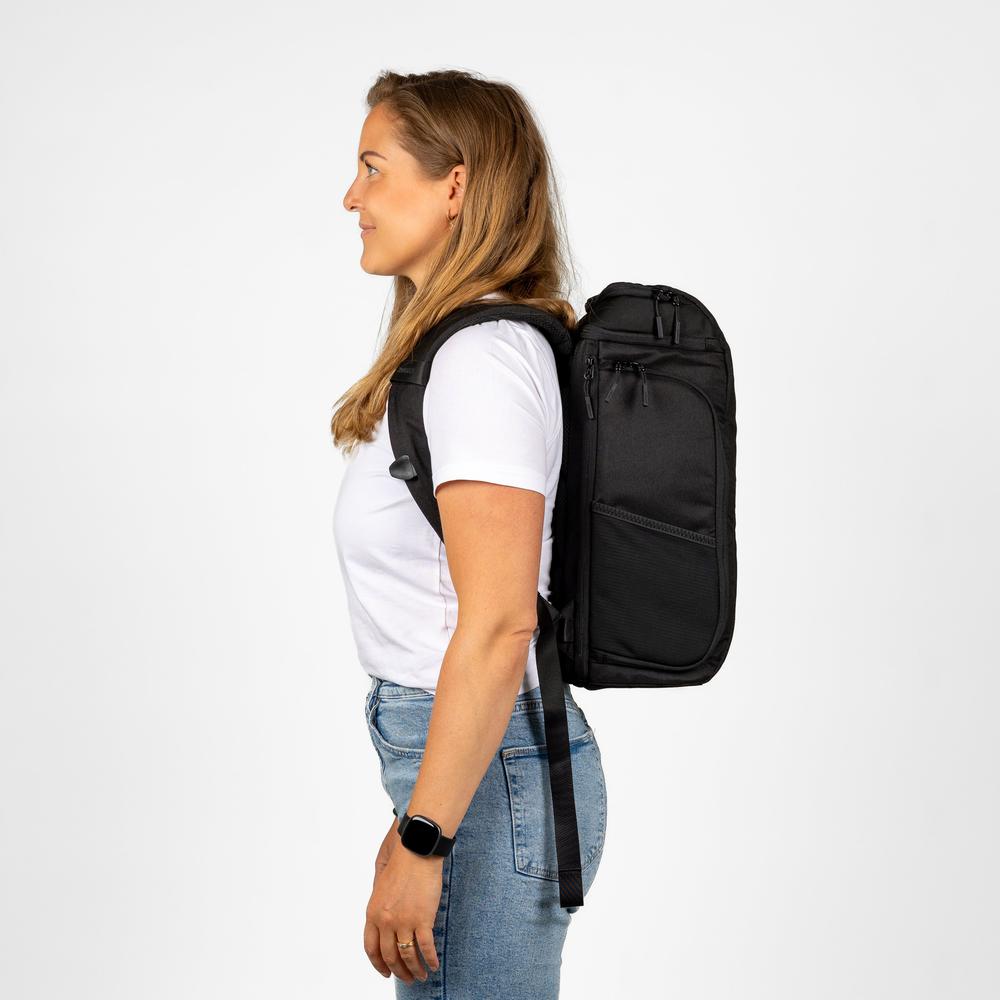 The Daypacker ryggsekk på person - passform og størrelse