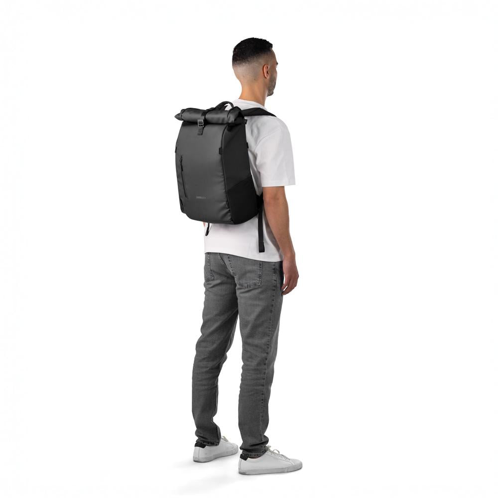 The Rolltop ryggsekk på person - passform og størrelse