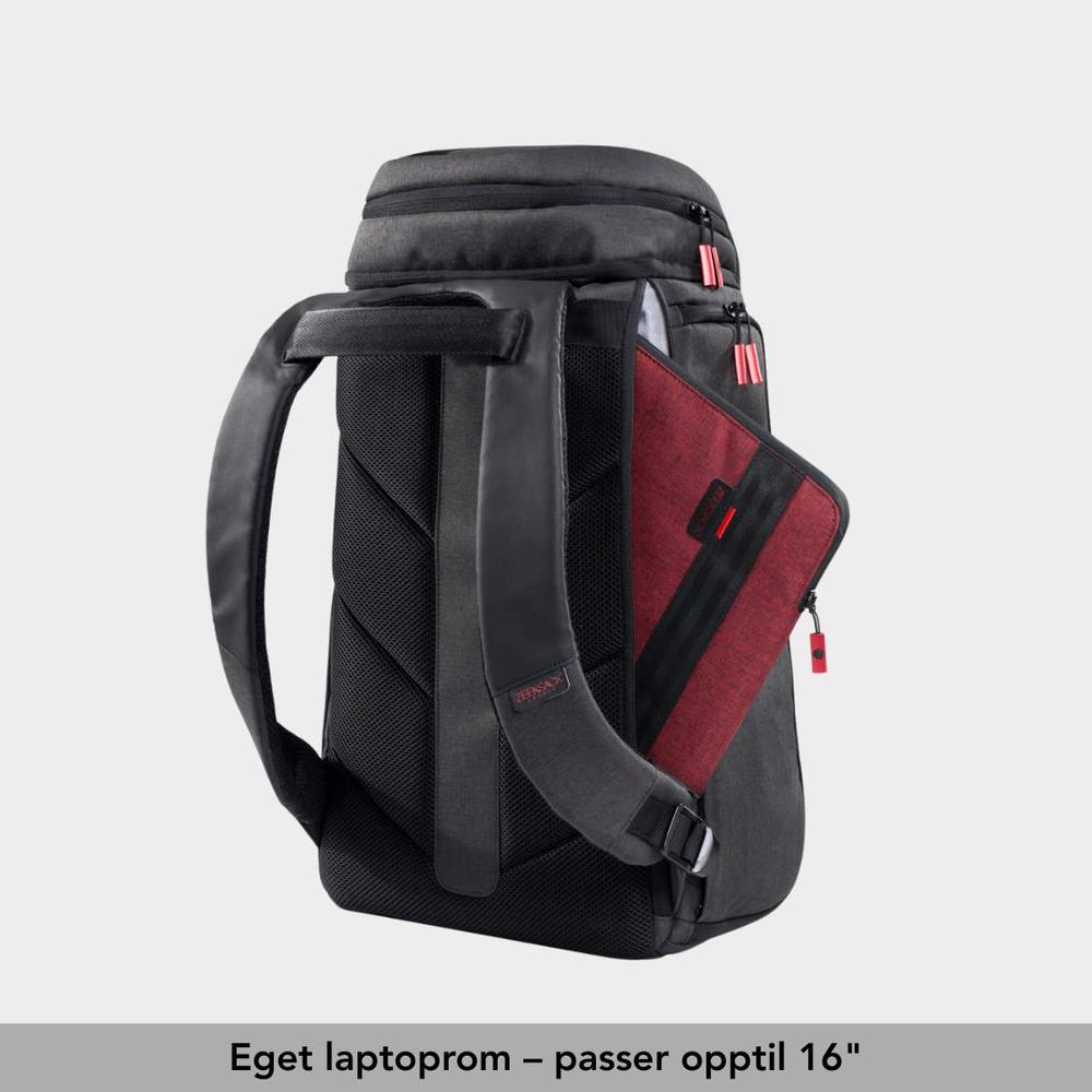 The Zeeker ryggsekk med laptop-lomme og organiserin