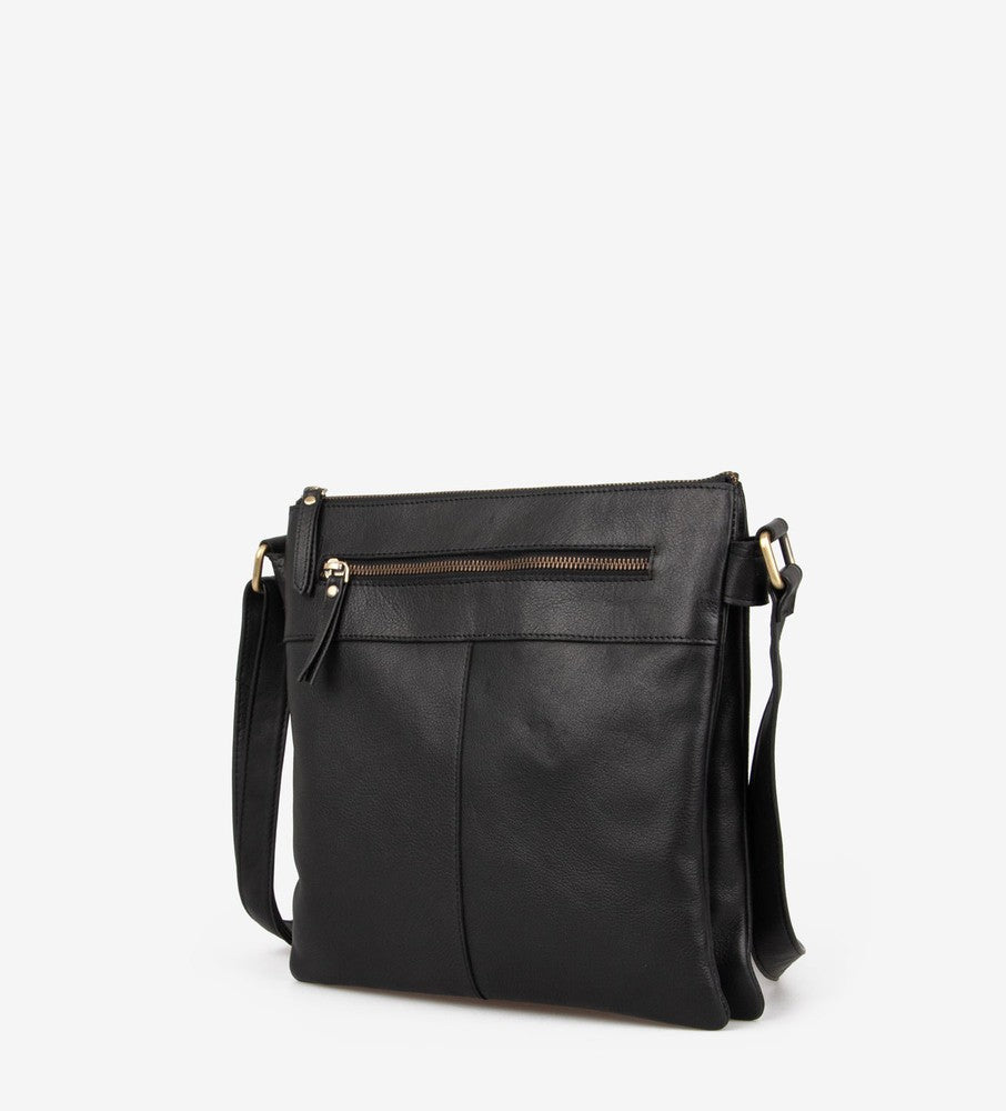 Treats Ansa crossbody veske i skinn Svart-Damevesker-BagBrokers