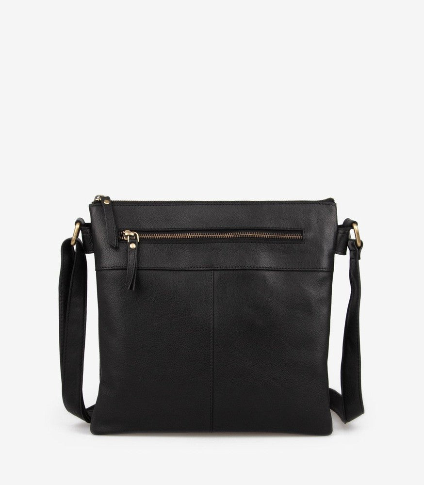 Treats Ansa crossbody veske i skinn Svart-Damevesker-BagBrokers