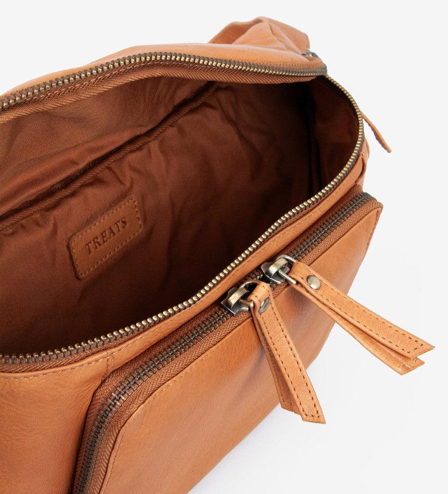 Treats Fanni Bumbag i skinn Cognac-Damevesker-BagBrokers