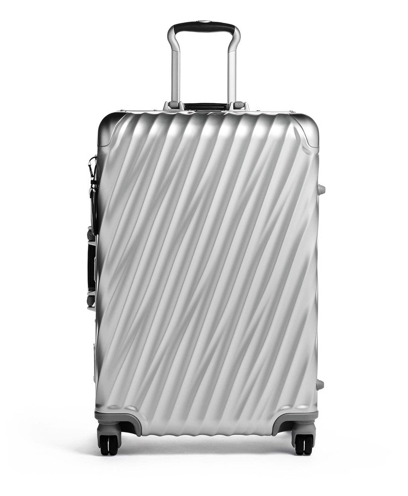 Tumi 19 Degree Aluminium Short Trip Checked Luggage 66 cm Silver-Harde kofferter-BagBrokers