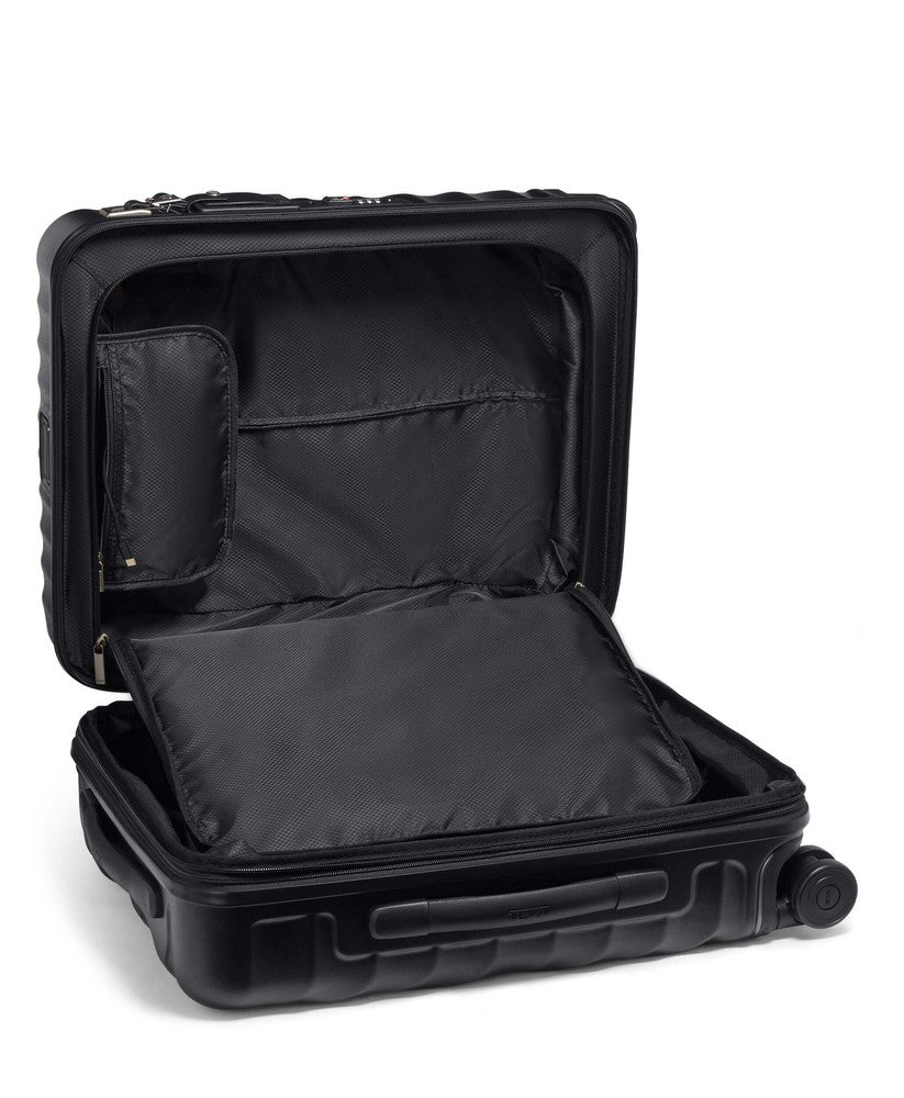 Tumi 19 Degree Continental Expandable Carry-On 55 cm Black Texture-Harde kofferter-BagBrokers