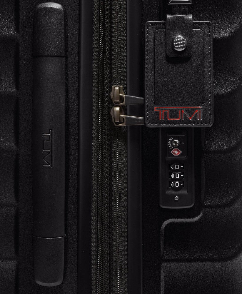 Tumi 19 Degree International Expandable Carry-On 55 cm Black Texture-Harde kofferter-BagBrokers