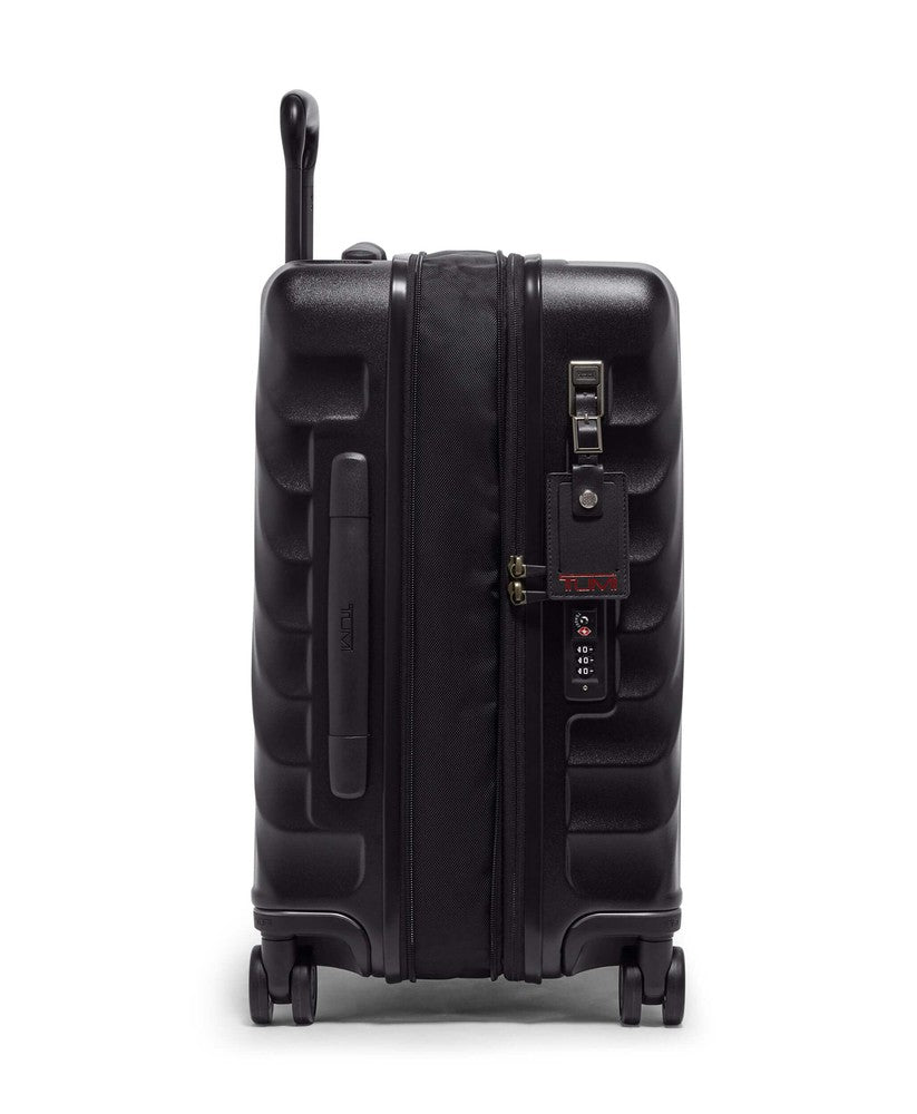 Tumi 19 Degree International Expandable Carry-On 55 cm Black Texture-Harde kofferter-BagBrokers