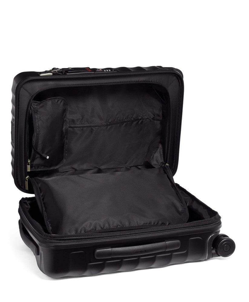 Tumi 19 Degree International Expandable Carry-On 55 cm Black Texture-Harde kofferter-BagBrokers