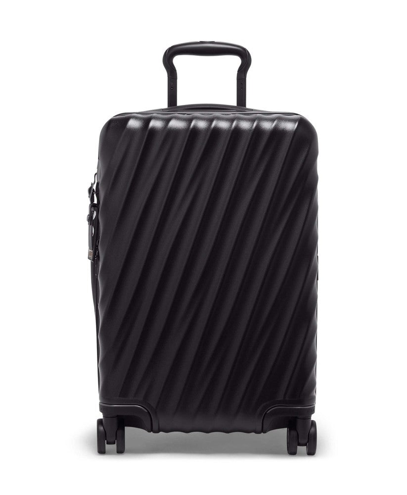 Tumi 19 Degree International Expandable Carry-On 55 cm Black Texture-Harde kofferter-BagBrokers