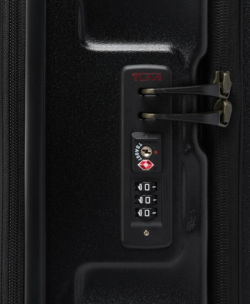Tumi 19 Degree Large Front Access Expandable Checked Black Texture-Harde kofferter-BagBrokers