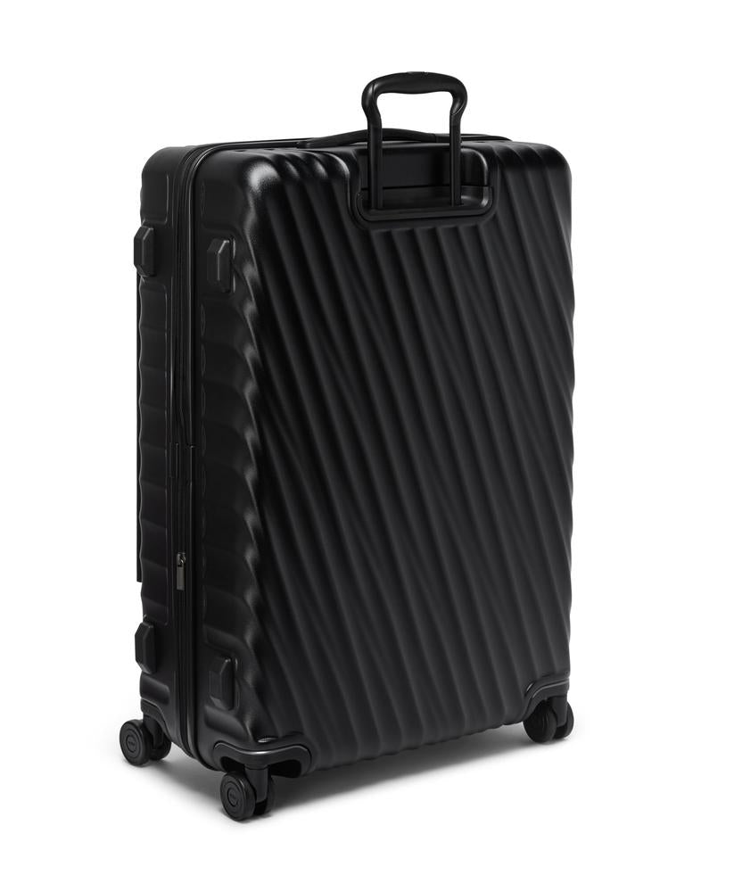 Tumi 19 Degree Large Front Access Expandable Checked Black Texture-Harde kofferter-BagBrokers