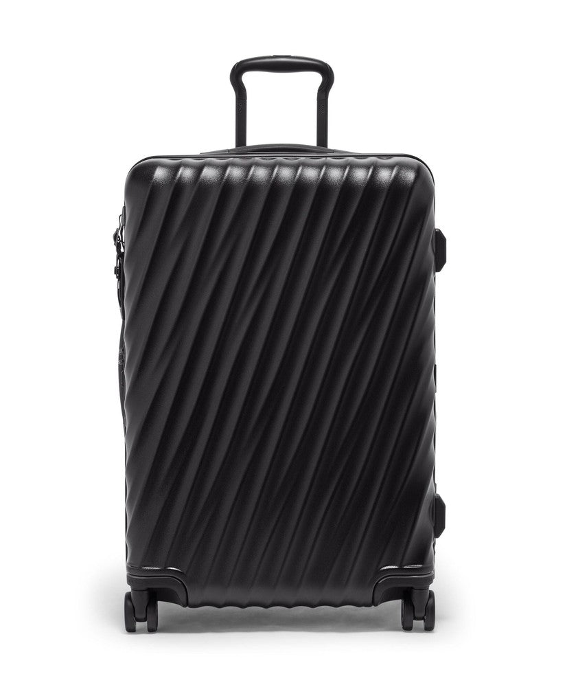 Tumi 19 Degree Short Trip Expandable Checked Luggage 66 cm Black Texture-Harde kofferter-BagBrokers