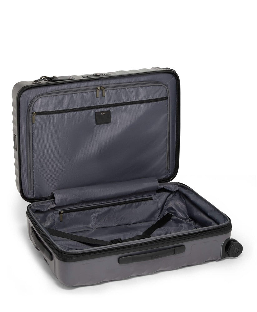 Tumi 19 Degree Short Trip Expandable Checked Luggage 66 cm Grey Texture-Harde kofferter-BagBrokers