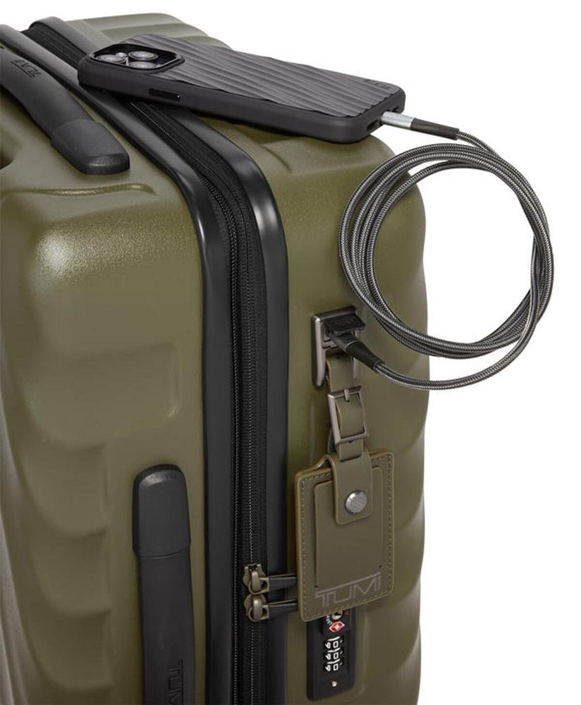 Tumi 19 Degree Short Trip Expandable Checked Luggage 66 cm Olive Texture-Harde kofferter-BagBrokers