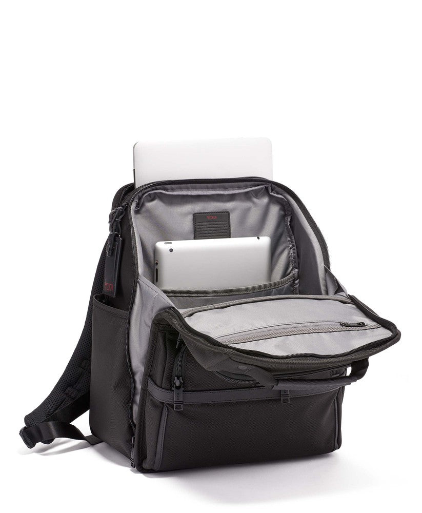 Tumi Alpha 3 Compact Laptop Brief Pack Black-Ryggsekker-BagBrokers