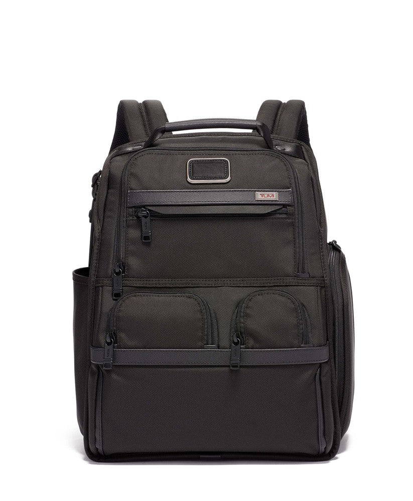 Tumi Alpha 3 Compact Laptop Brief Pack Black-Ryggsekker-BagBrokers