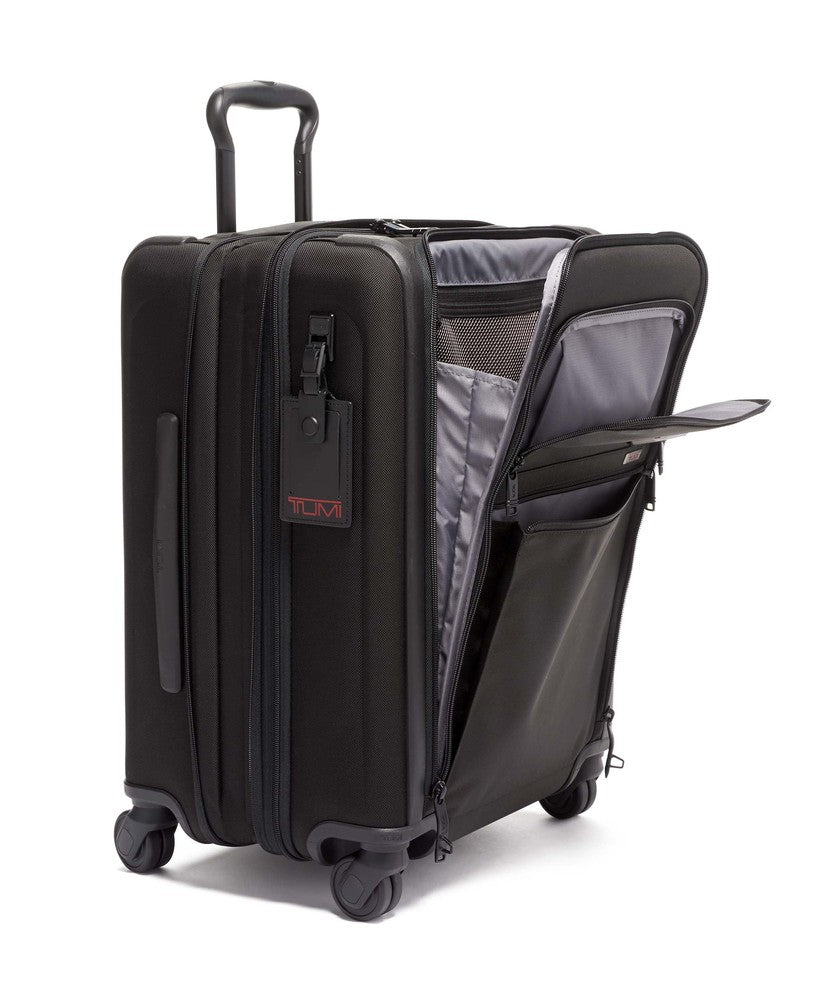 Tumi Alpha 3 Continental Expandable Carry-On 56 cm Black-Myke kofferter-BagBrokers