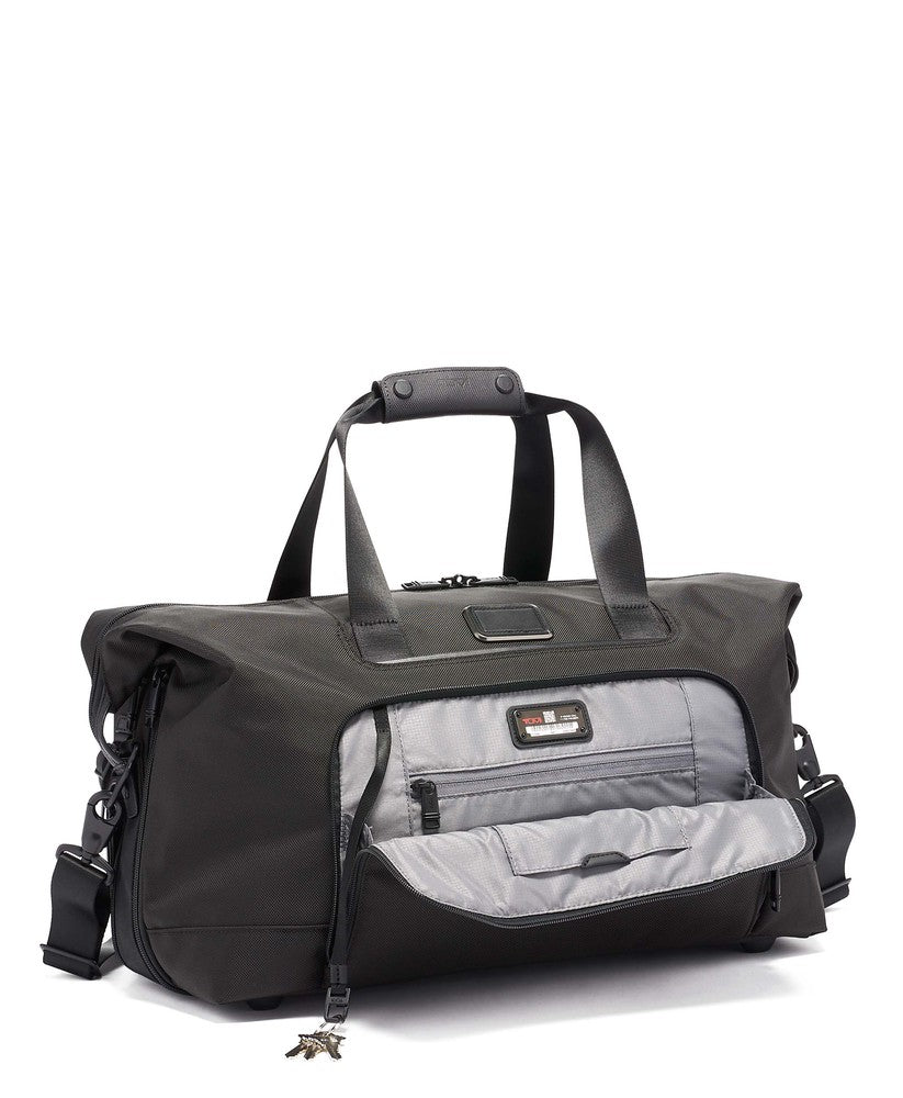 Tumi Alpha 3 Double Expansion Satchel Black-Bagger-BagBrokers