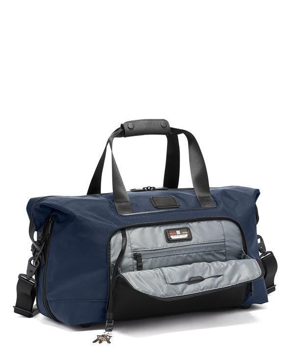 Tumi Alpha 3 Double Expansion Satchel Navy-Bagger-BagBrokers