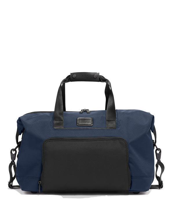 Tumi Alpha 3 Double Expansion Satchel Navy-Bagger-BagBrokers