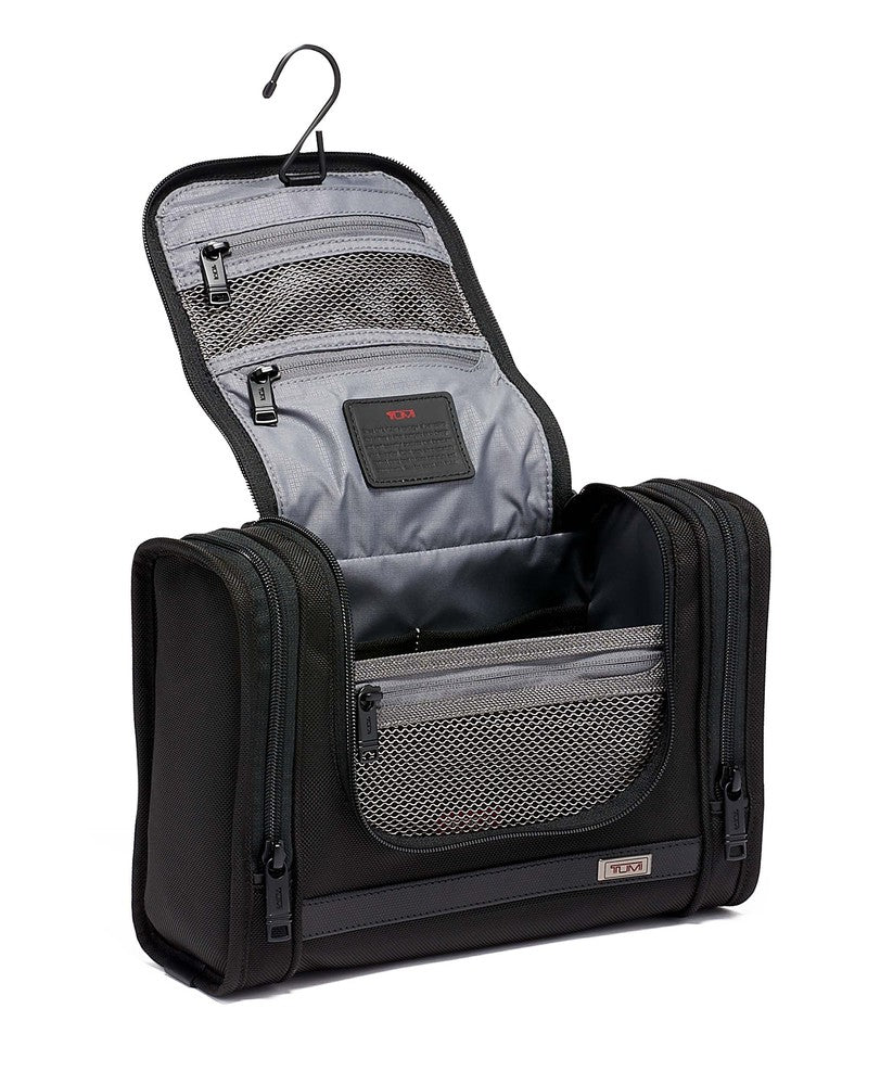 Tumi Alpha 3 Hanging Travel Kit Black-Toalettmappe-BagBrokers