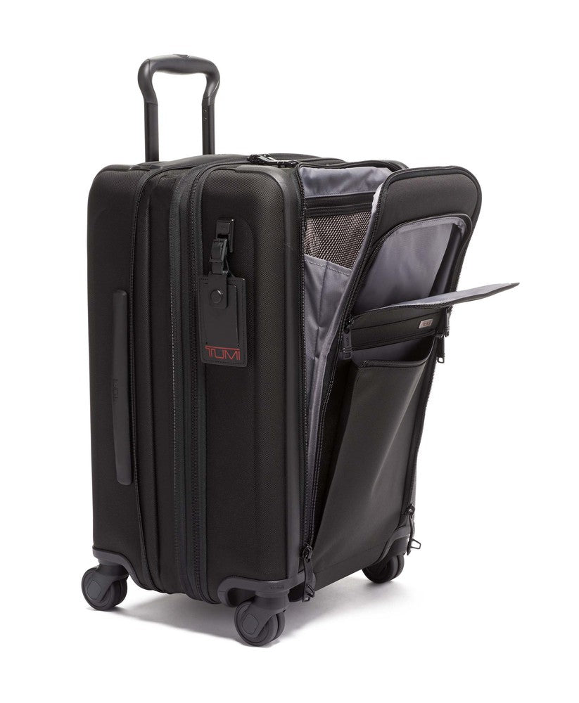 Tumi Alpha 3 International Dual Access Expandable Carry-On 56 cm Black-Myke kofferter-BagBrokers