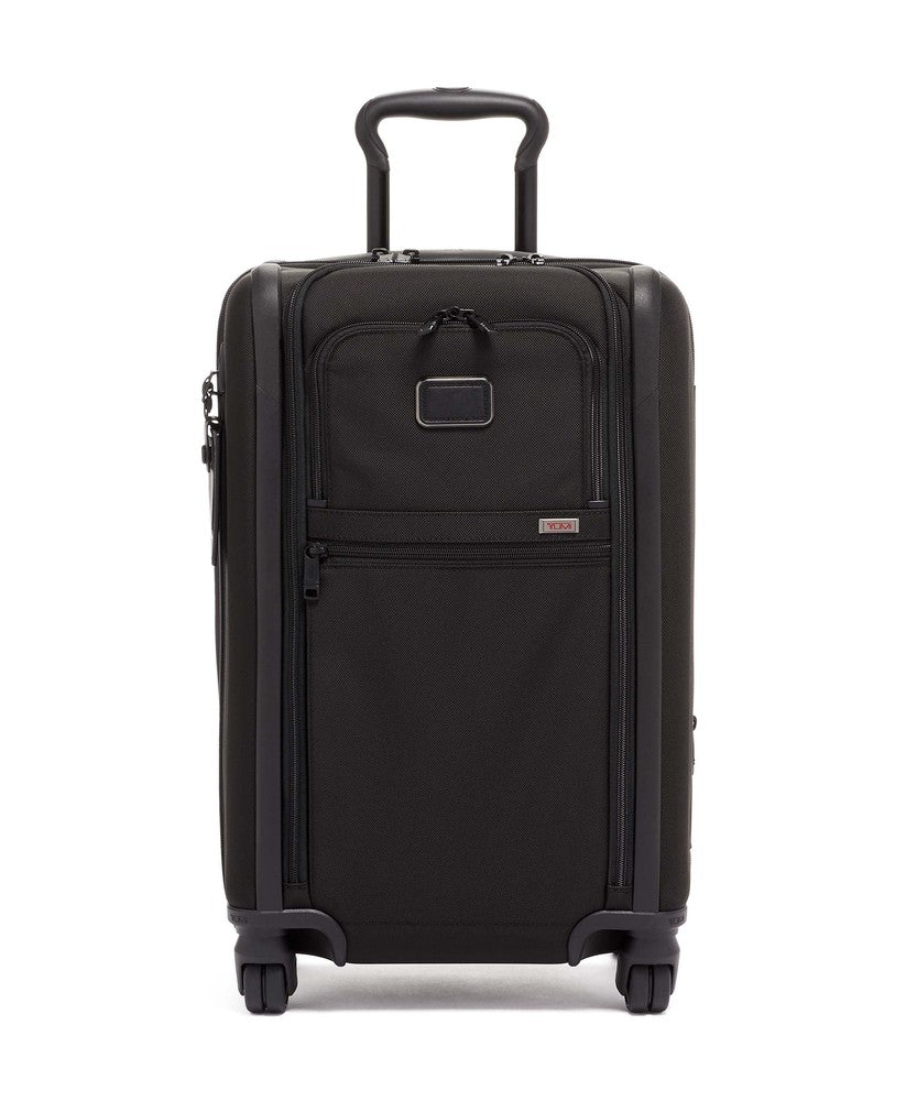 Tumi Alpha 3 International Dual Access Expandable Carry-On 56 cm Black-Myke kofferter-BagBrokers