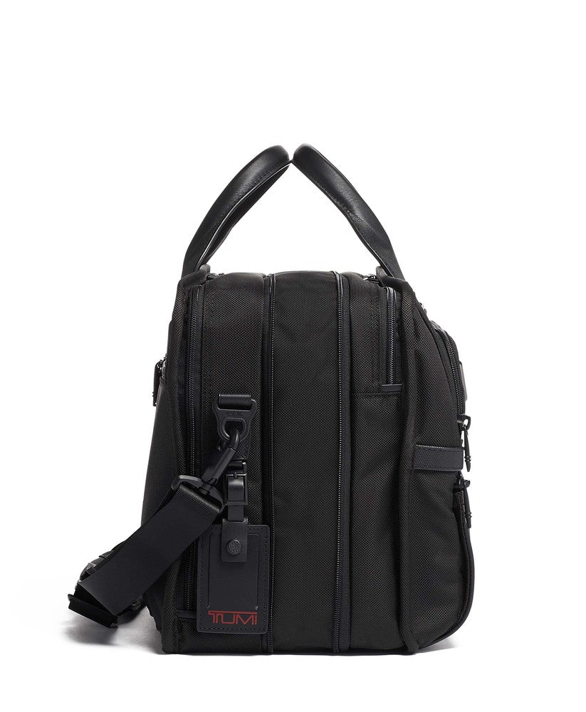 Tumi Alpha 3 Laptop Briefcase Black-Veske-BagBrokers