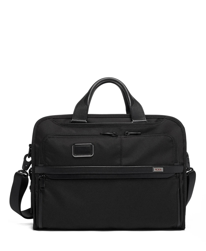 Tumi Alpha 3 Org Portfolio Brief Black-Veske-BagBrokers