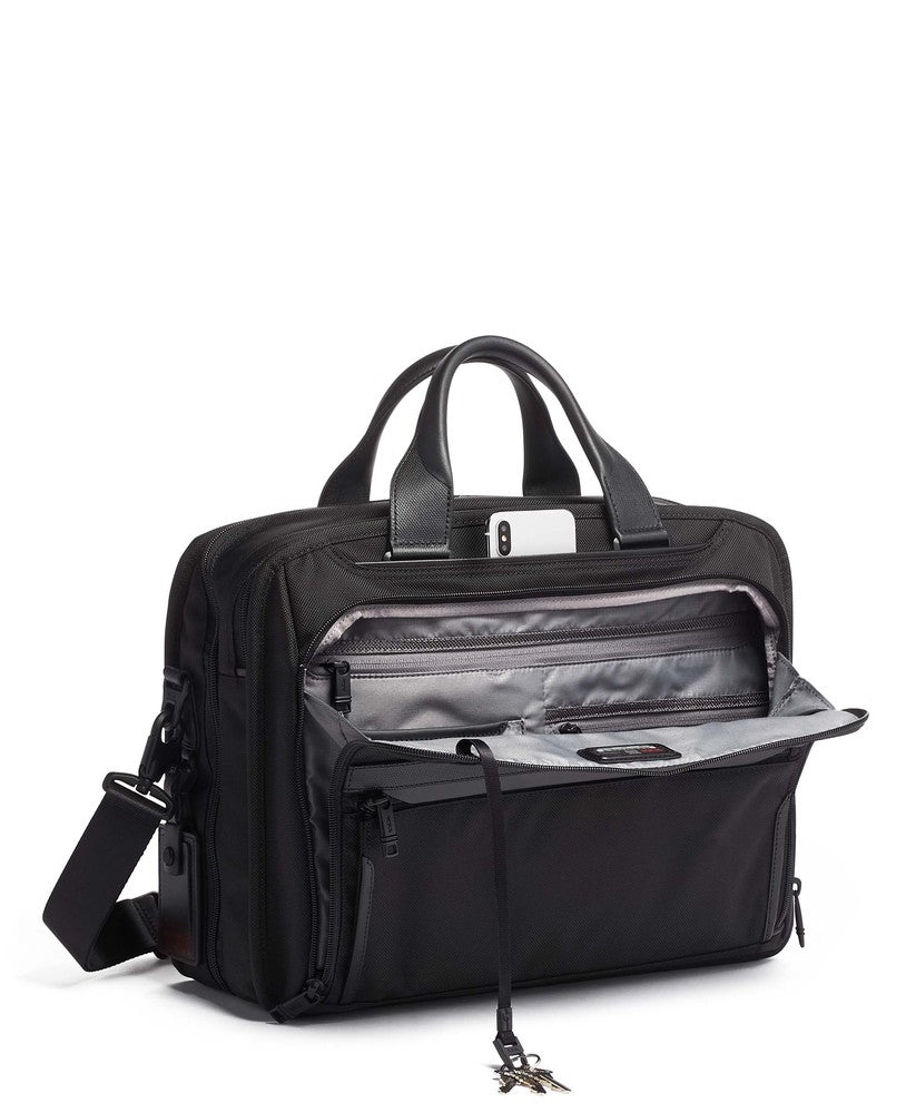 Tumi Alpha 3 Organizer Brief Black-Veske-BagBrokers