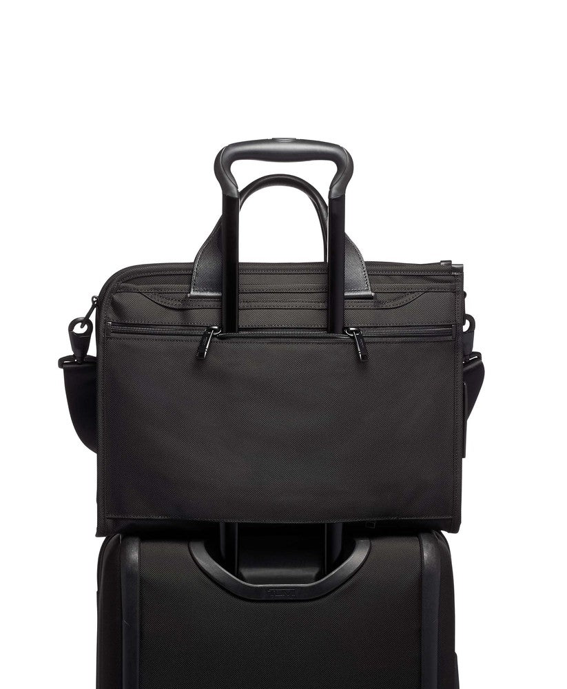 Tumi Alpha 3 Slim Deluxe Portfolio Black-Veske-BagBrokers