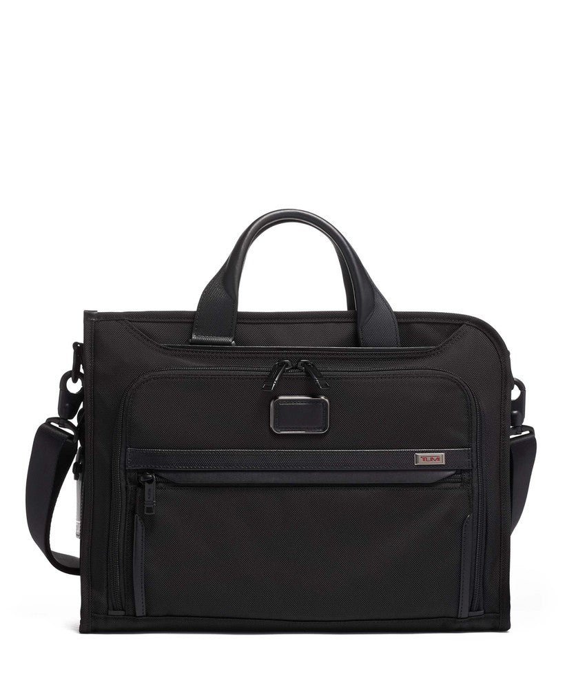 Tumi Alpha 3 Slim Deluxe Portfolio Black-Veske-BagBrokers