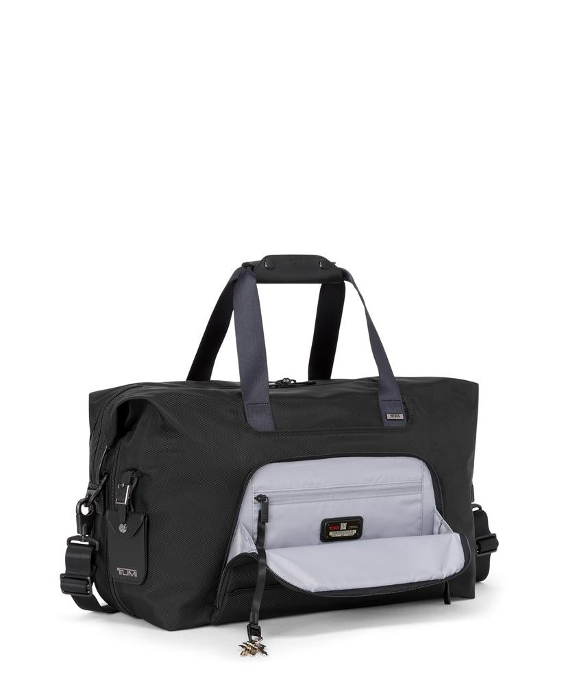 Tumi Alpha 4 Double Expansion Duffel Bag Black-Bagger-BagBrokers