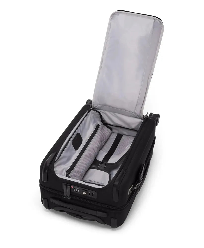 Tumi Alpha 4 Dual Access Expandable Cabin 55 cm Black-Myke kofferter-BagBrokers