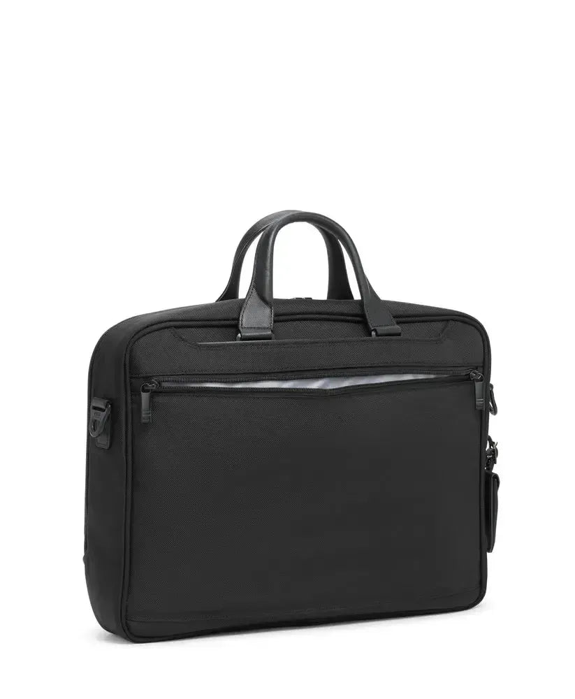 Tumi Alpha 4 Large 17" Briefcase Black-Veske-BagBrokers