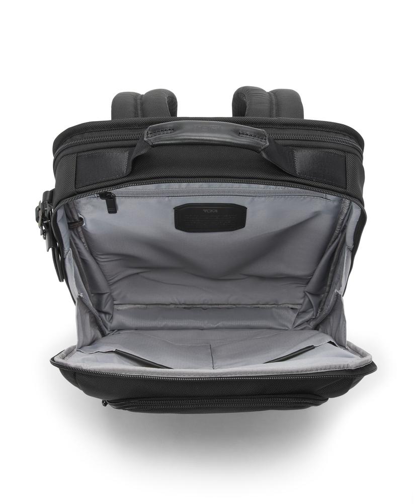 Tumi Alpha 4 Large 17” Expandable Backpack Black-Ryggsekker-BagBrokers