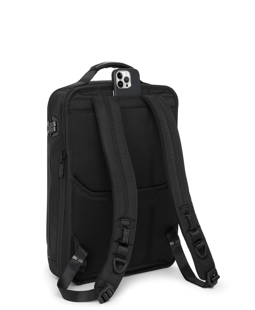 Tumi Alpha 4 Large 17” Expandable Backpack Black-Ryggsekker-BagBrokers