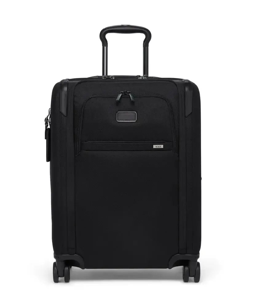 Tumi Alpha 4 Large Dual Access Expandable Cabin 55 cm Black-Myke kofferter-BagBrokers