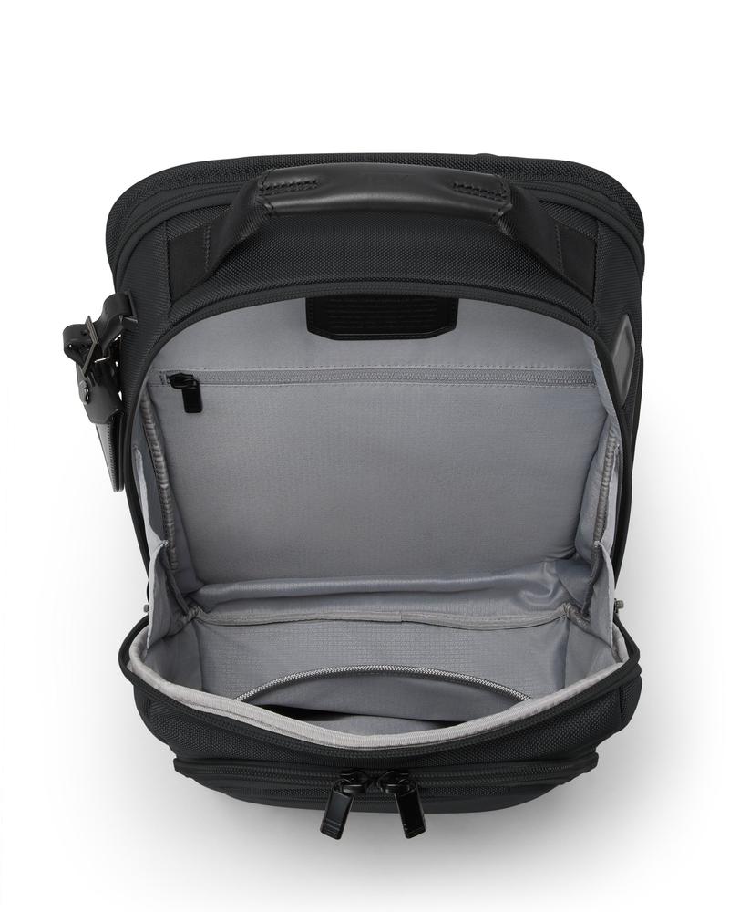 Tumi Alpha 4 Medium 15" Expandable Backpack Black-Ryggsekker-BagBrokers