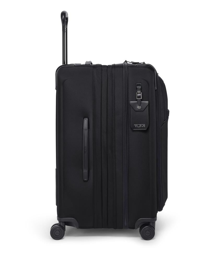 Tumi Alpha 4 Medium Dual Access Expandable Checked 66 cm Black-Myke kofferter-BagBrokers